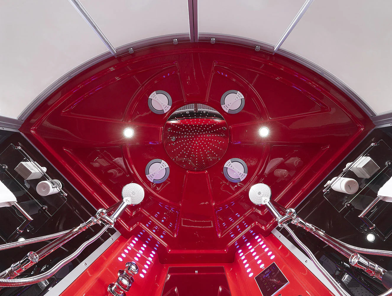 Platinum Superior Red Steam Shower