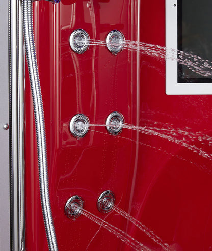 Platinum Superior Red Steam Shower