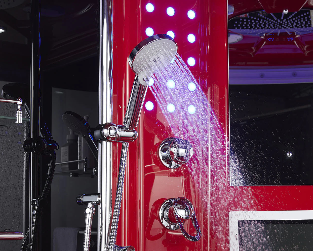 Platinum Superior Red Steam Shower