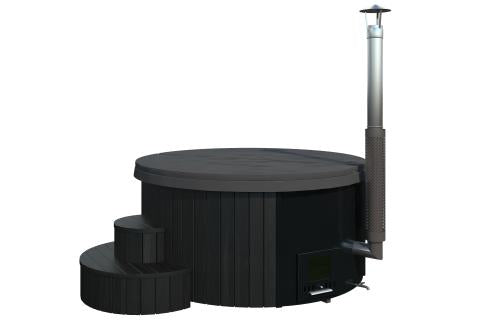 SaunaLife Model S4B  Soak-Series Home Wood-Burning Hot Tub