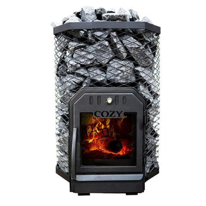 Cozy Heat Sauna Stove Wood Burning Sauna Stove, Up to 18kW