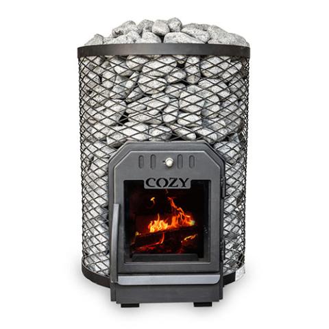 Cozy Heat O Sauna Stove Wood Burning Sauna Stove, Up to 18kW