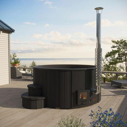 SaunaLife Model S4B  Soak-Series Home Wood-Burning Hot Tub