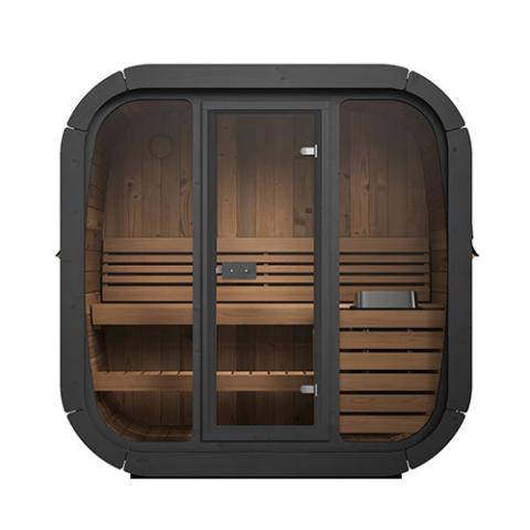 SaunaLife Model CL4G Cube-Series Outdoor Home Sauna Kit 3-4 Person