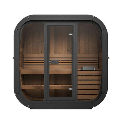 SaunaLife Model CL4G Cube-Series Outdoor Home Sauna Kit 3-4 Person