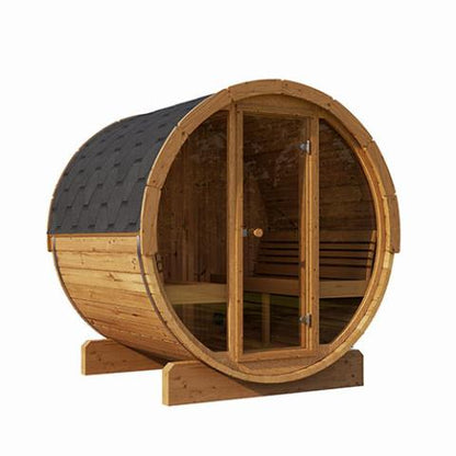 SaunaLife Model E8W ERGO Series Sauna Barrel 6 Person