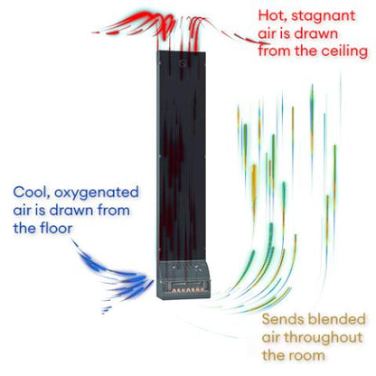 Saunum AirSolo 80 Sauna Temp & Steam Equalizer, 80"