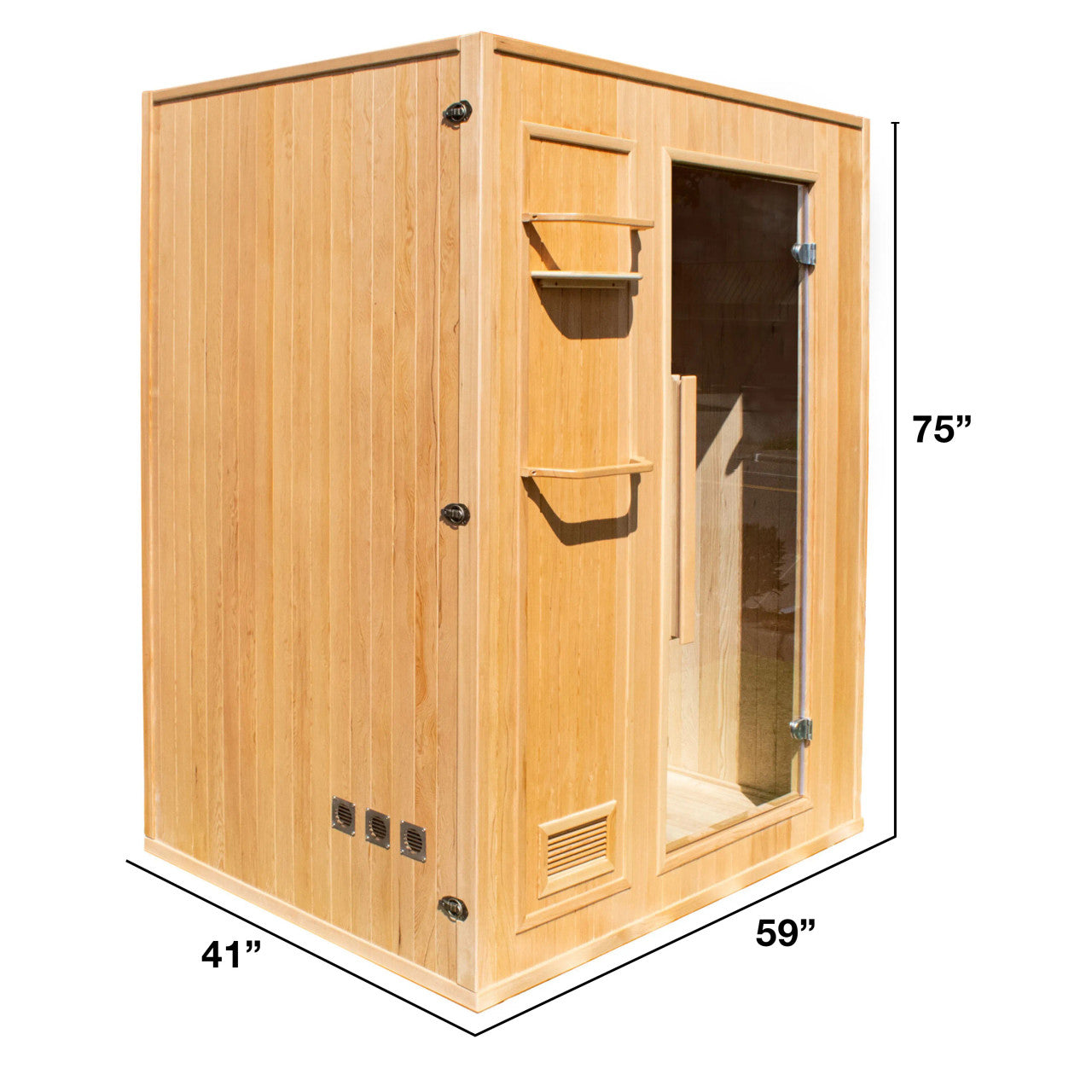 Canadian Hemlock Indoor Wet Dry Sauna