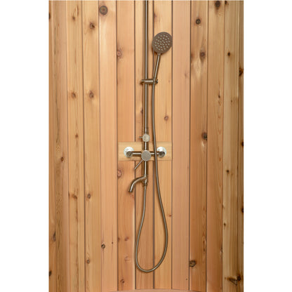 Ellipse Curved Rinse Outdoor Shower