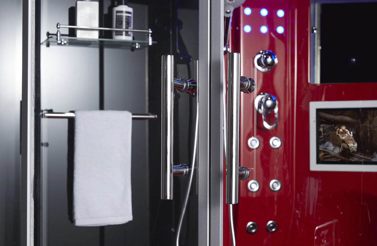 Platinum Superior Red Steam Shower