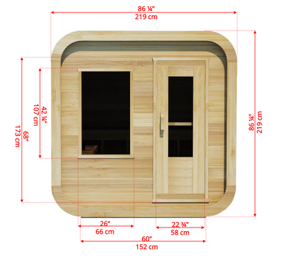 Dundalk Leisurecraft CT Luna Sauna